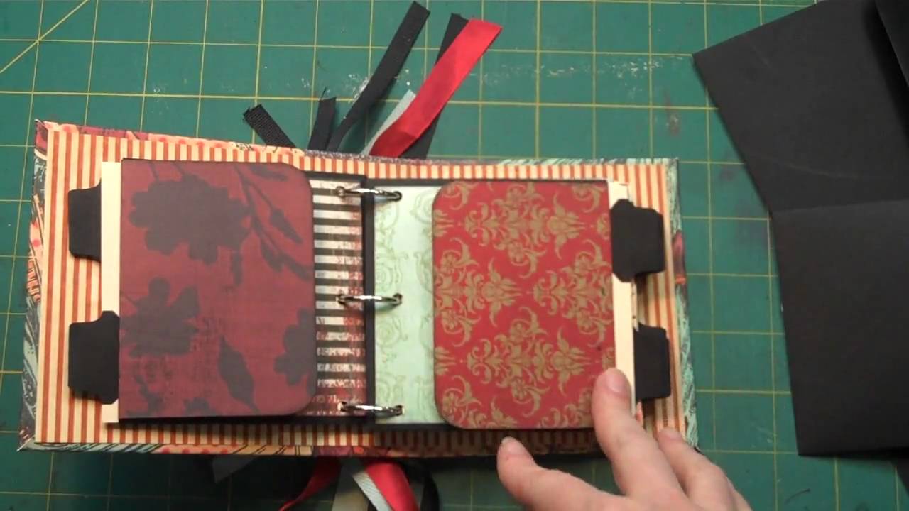 3-Ring Mini Scrap Book Flap Pages