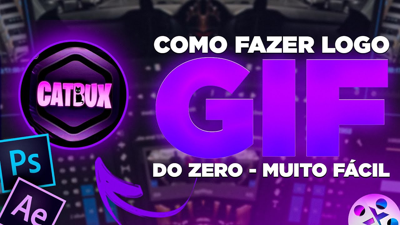 Crie logo GIF em 30 minutos Muito Fácil