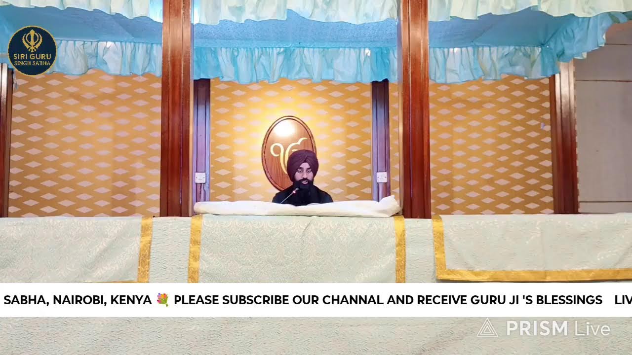 Live streaming of Gurudwara Siri Guru Singh Sabha Nairobi, Kenya