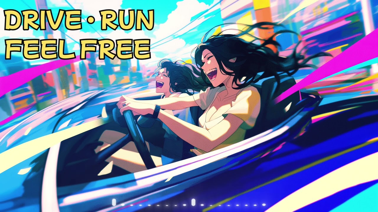 Feel Free Drive Music | Upbeat Drive & Running BGM