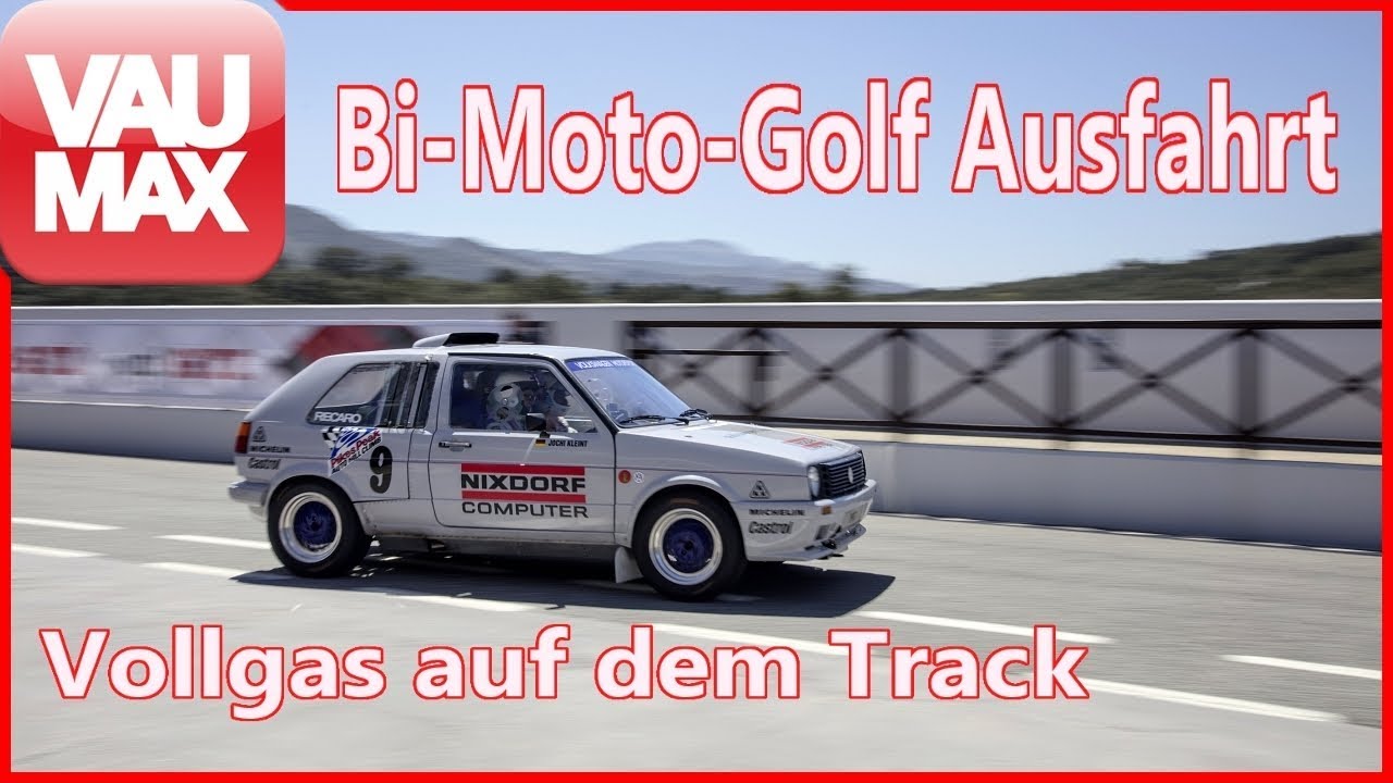 Ausfahrt im VW Golf 2 Pikes Peak von 1987 mit Jochi Kleint / VAU-MAX.tv / Fahrbericht / Bi-Moto