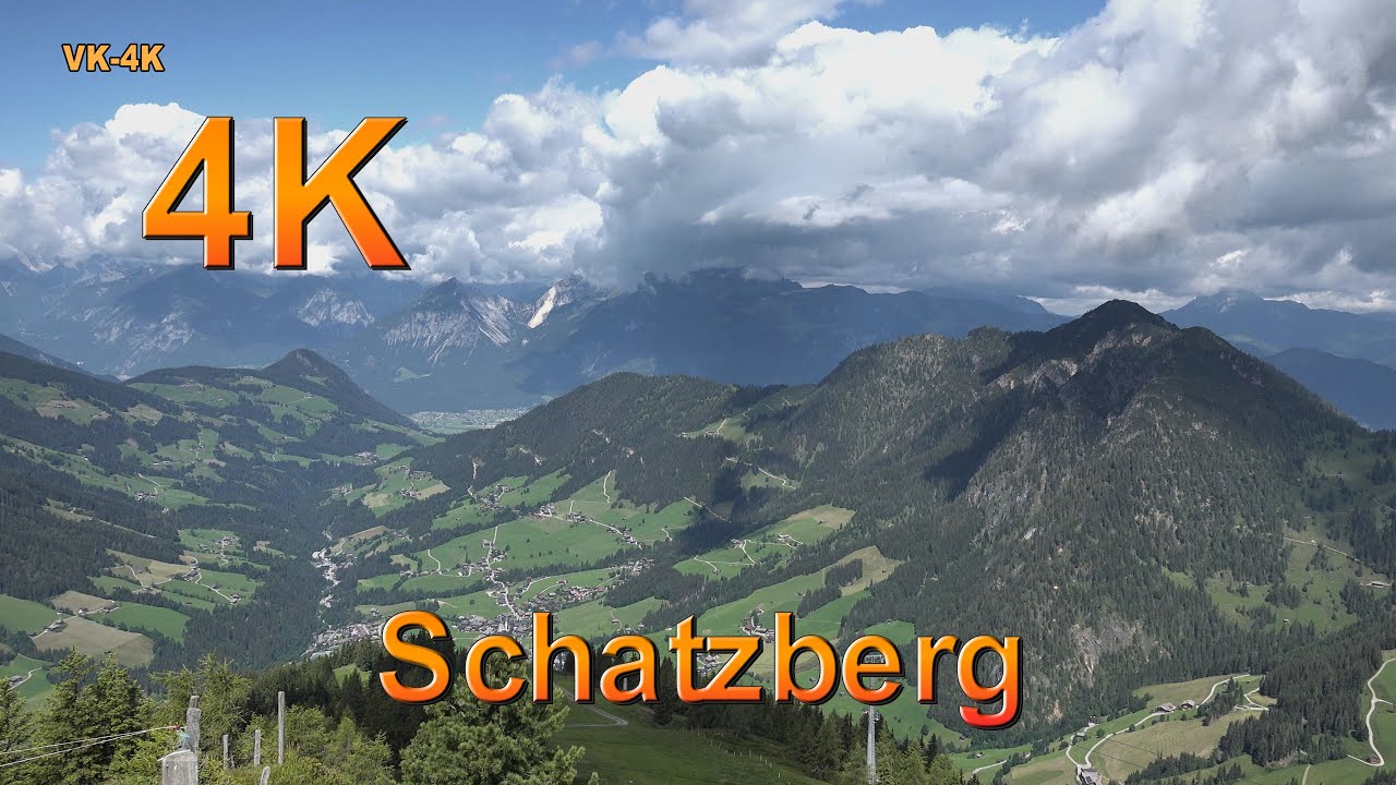 Wandern in &Ouml;sterreich, Tirol, Wildsch&ouml;nau, Auffach, Schatzbergbahn in 4K Ultra HD 2/8
