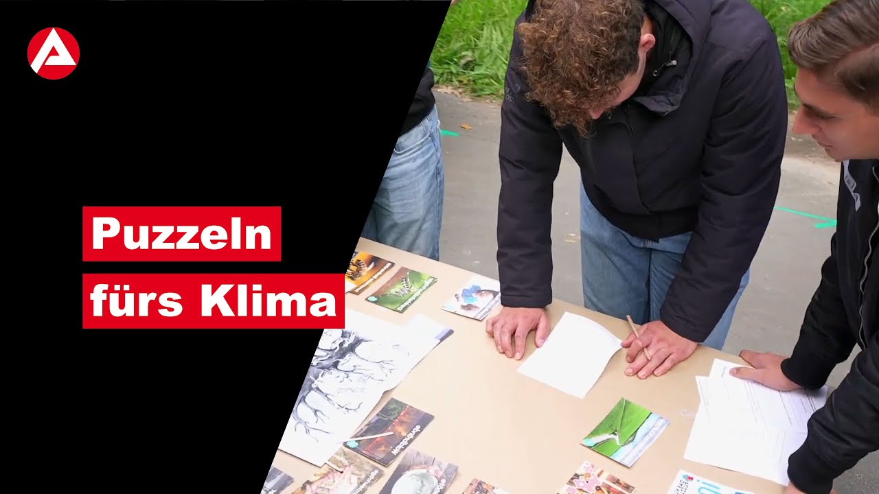 Weltrekordversuch an der Hochschule Karlsruhe - Puzzeln fürs Klima