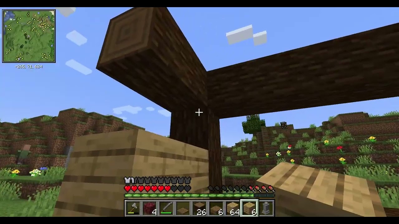 Building my base P1-Minecraft
