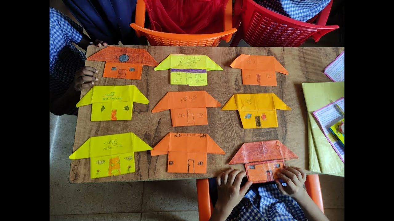 കടലാസ് വീട് നിർമിക്കാം ..