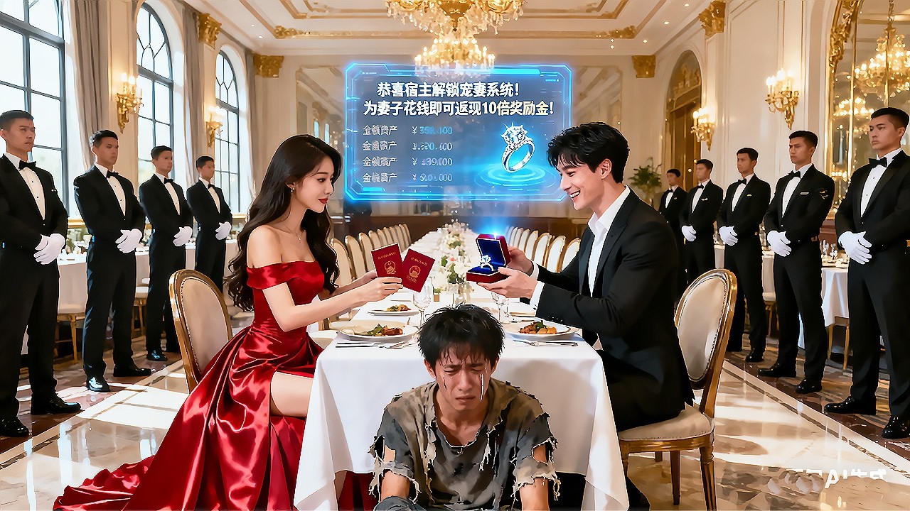 和嬌妻領證當天解鎖寵妻系統！為妻子花錢就能獲得10倍回饋道具，購買豪宅豪華車返利上億！被公司打壓反手就收購，打臉所有人！#短劇 #總裁灰姑娘 #窮小子逆襲#小爽追短劇