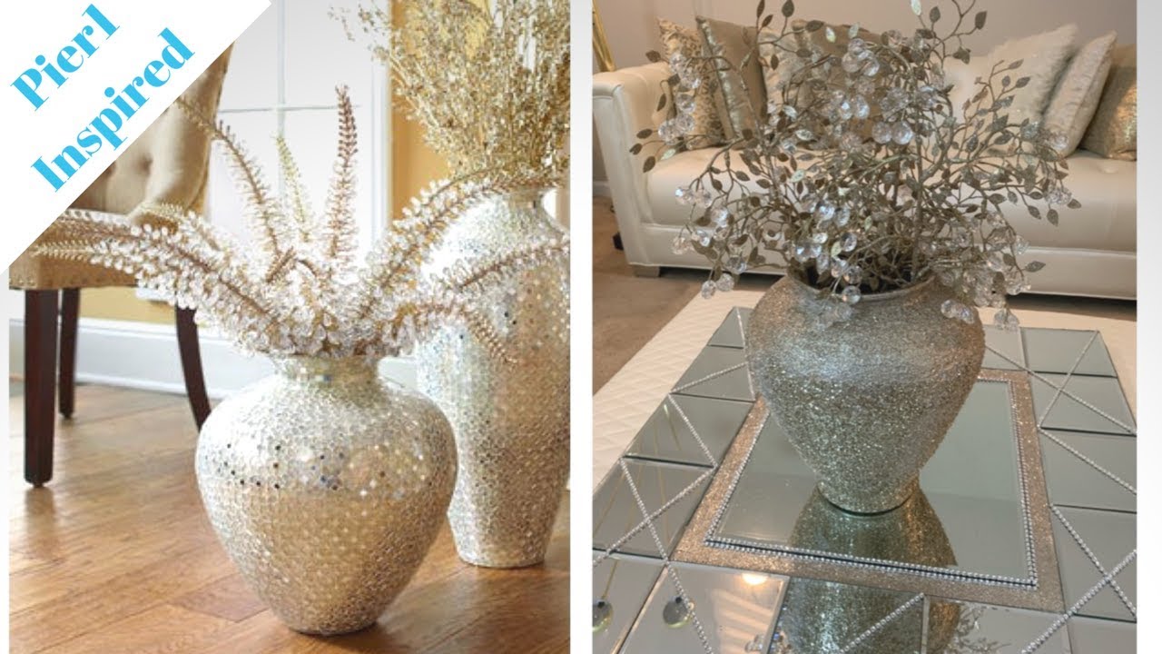 Pier1 Inspired DIY || Champagne Gold Vase || + Bonus DIY