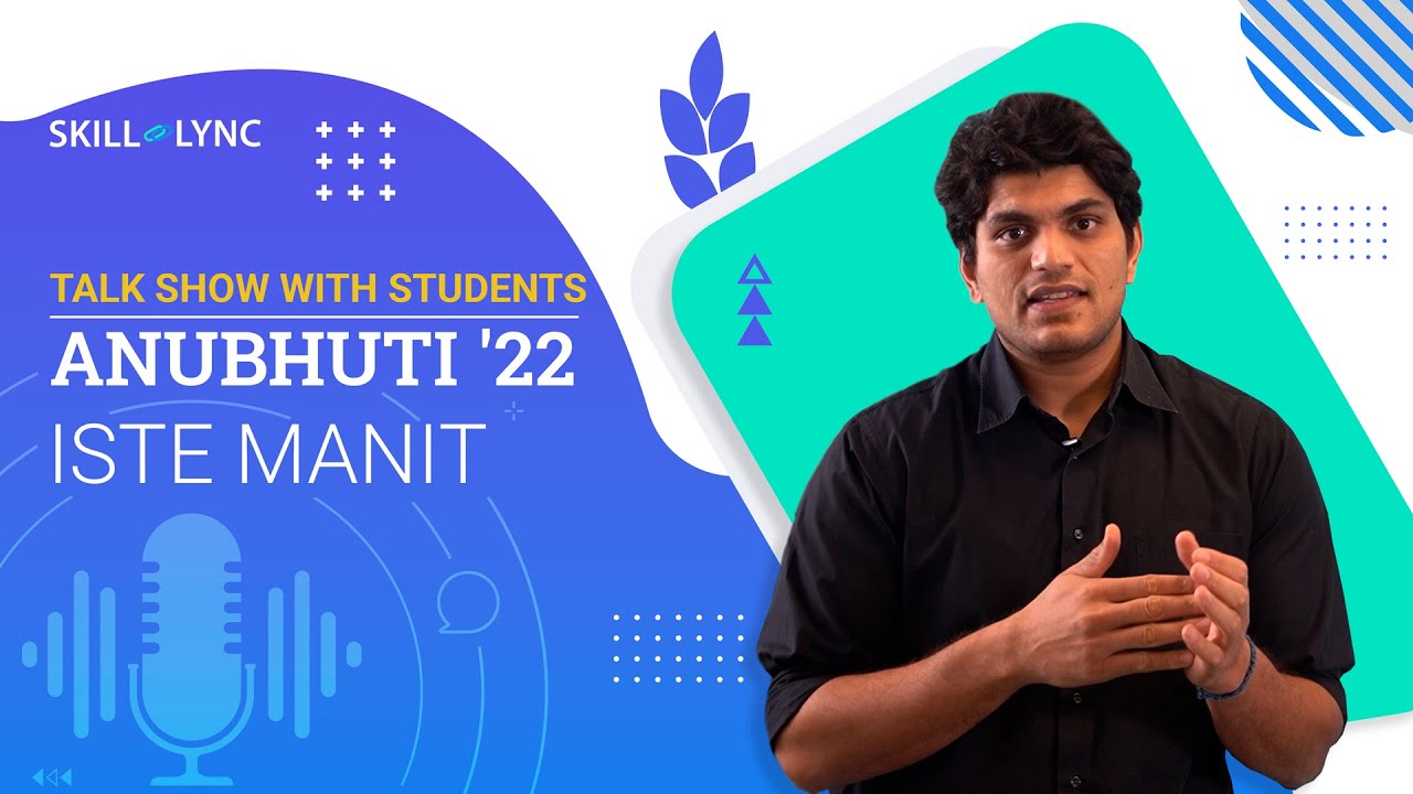 CEO of Skill-Lync addresses the students of NIT Bhopal | Anubhuti 2022 | Skill-Lync