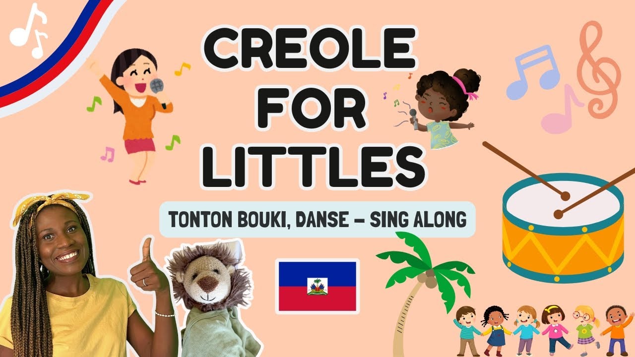 Haitian Creole Sing-Along | Tonton Bouki | Creole For Littles 🌺🌴