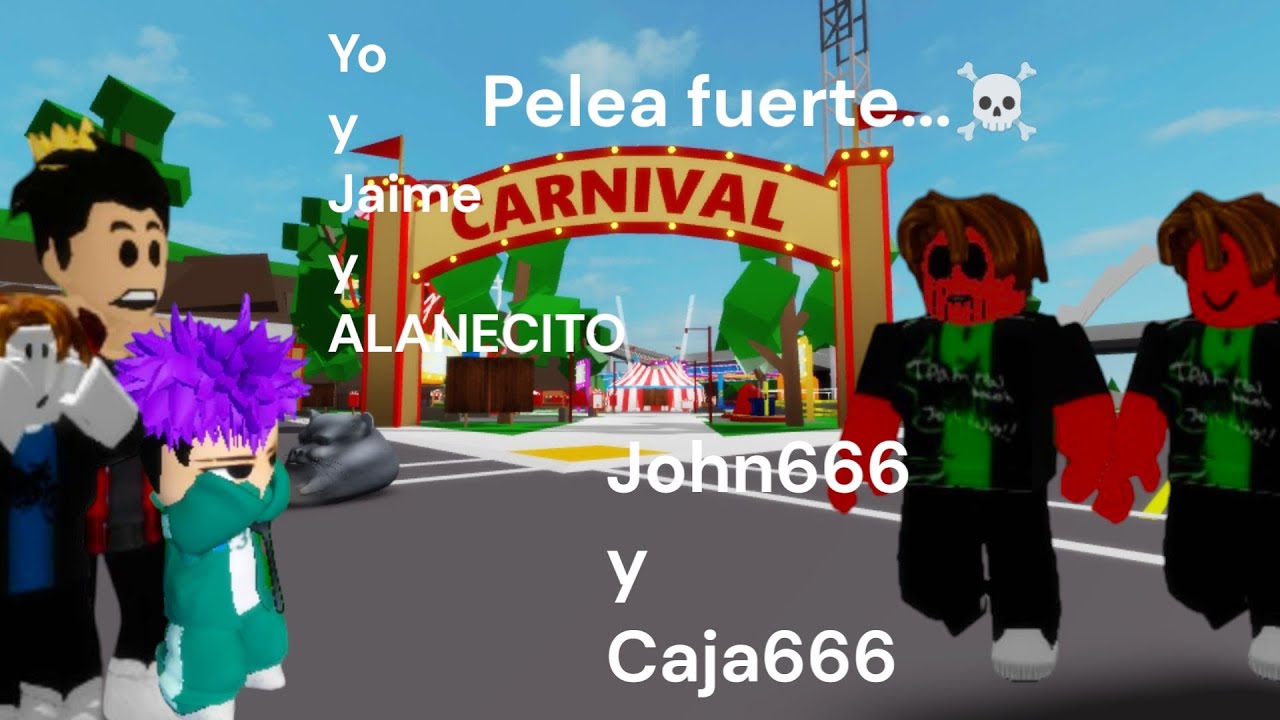 Yo y @JAIME GAME @JEANKYBEARYT ESTABAMOS ASUSTADO POR JOHN666 Y CAJA666