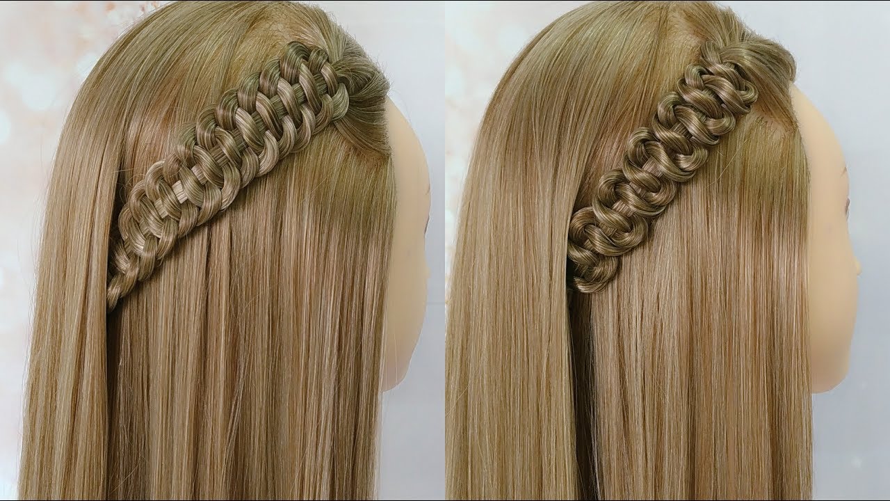 Trenzas de 3 y 4 Cabos Zurcidas / Peinados con Trenzas y Pelo Suelto
