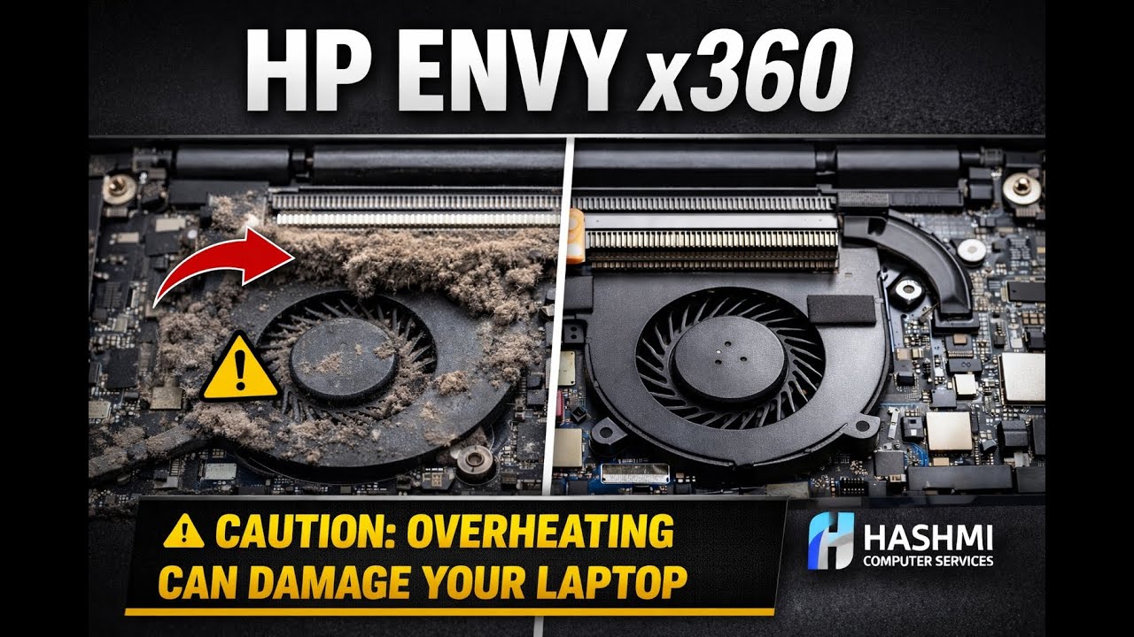 HP Envy x360 Was FULL of Dust  | Full Cleaning & Thermal Service