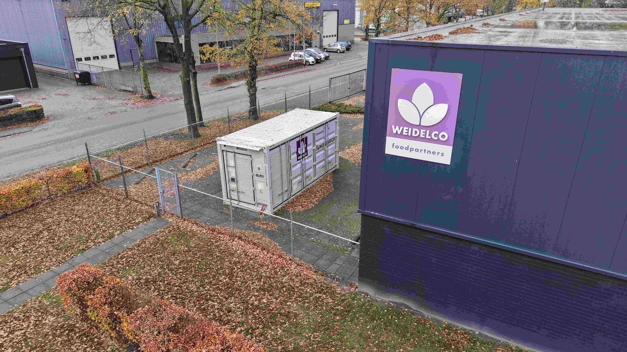 Energie Opslag Systeem biedt Weidelco uitkomst in netcongestie op het net.