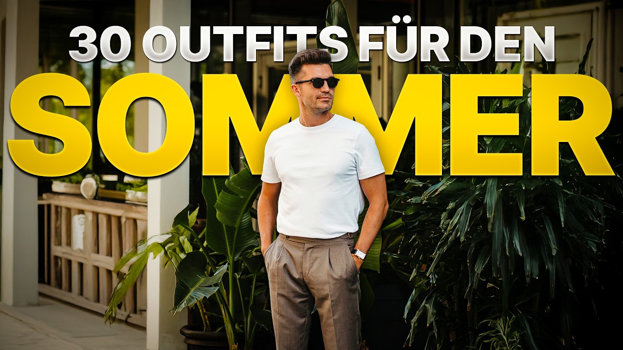 30 Outfits für den Sommer 2025 | Stylingtipps für Männer
