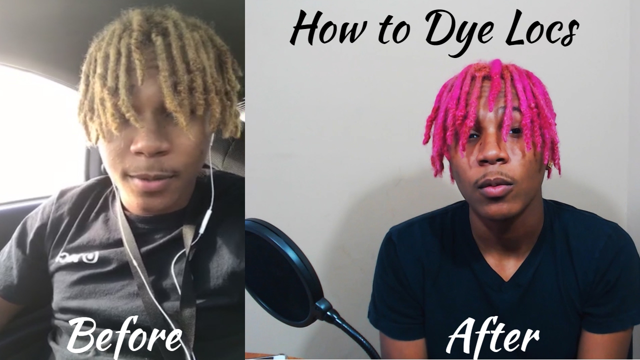 How to Dye Dreads! Dying My High Top Dreads Pink!