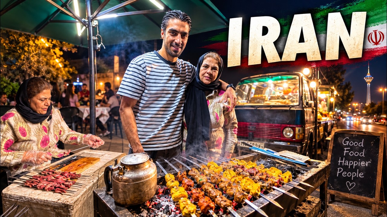 Mother and Son Serving Amazing Street Food in Iran 🇮🇷
