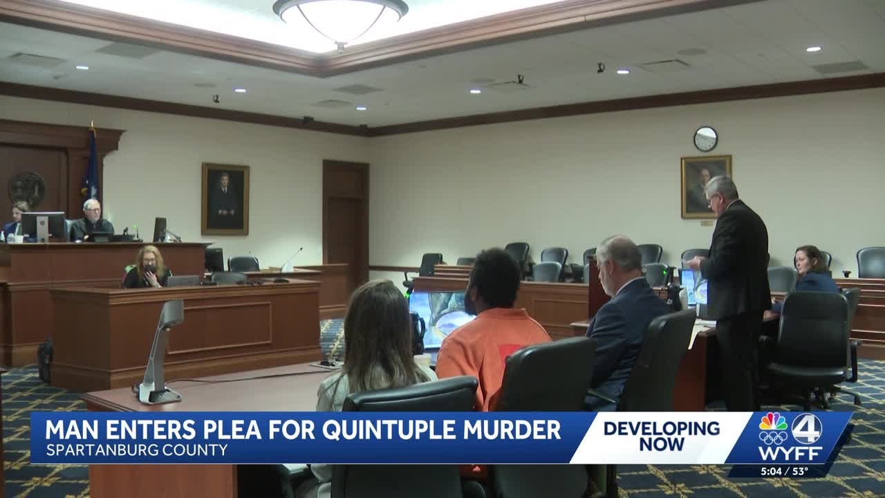 Man pleads guilty to killing 5 people at Spartanburg County home