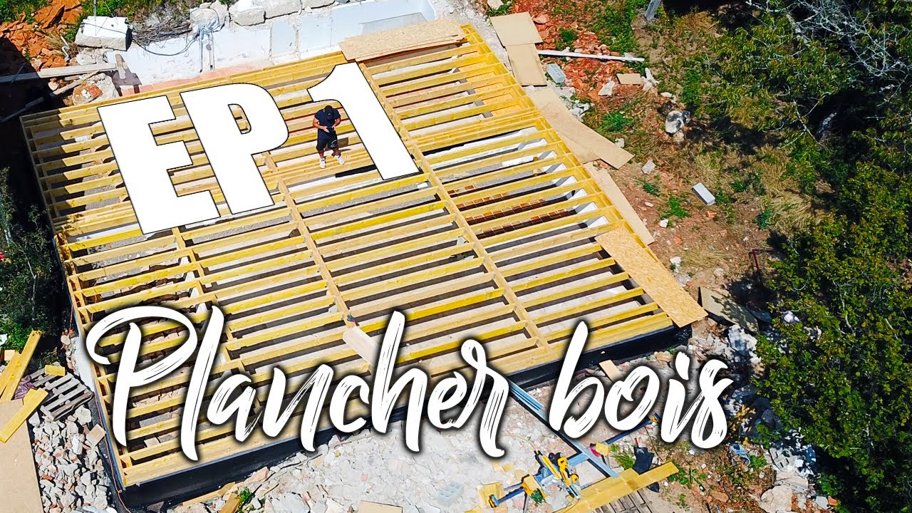 Fabrication du plancher - Maison murs ossature bois ! #Ep1
