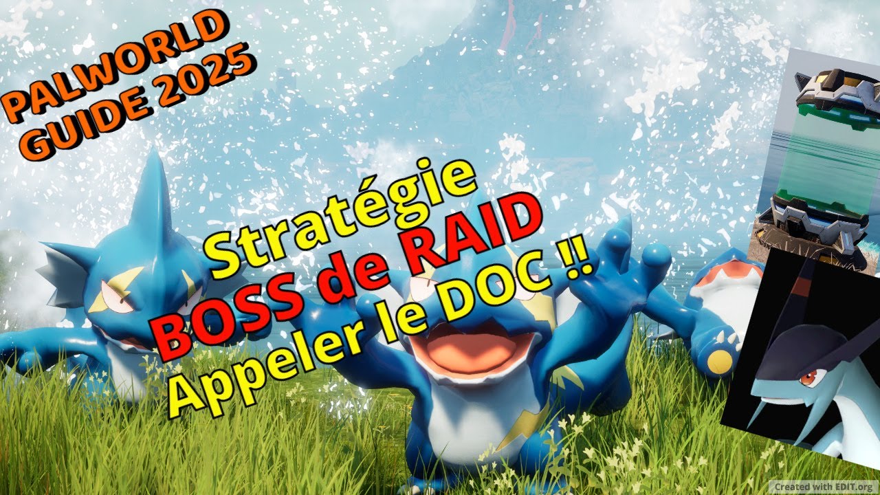 PALWORLD GUIDE 2025 : STRATEGIE BOSS DE RAID ! APPELER LE DOC !!