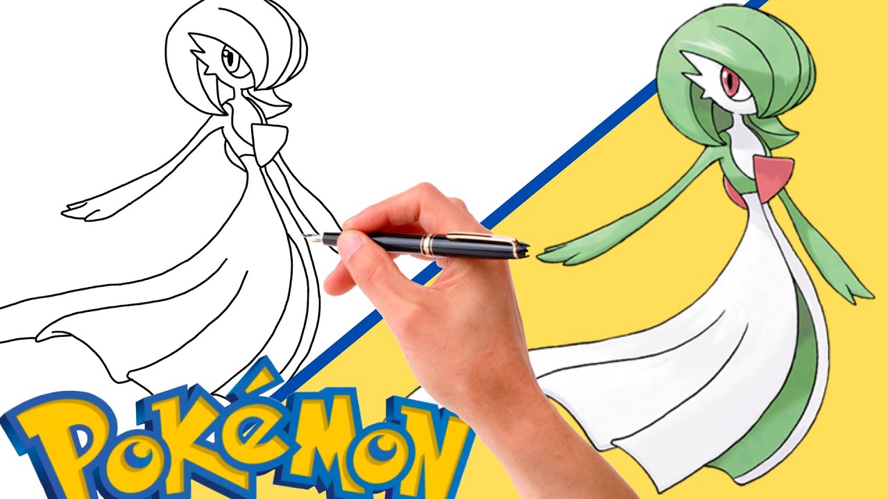 Como Desenhar FACILMENTE O POKÉMON GARDEVOIR ! #282 | geração 3