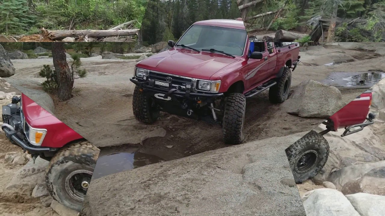 Toyota Long Travel IFS & dual cases on Rubicon Trail Marlin Crawler Roundup 2017