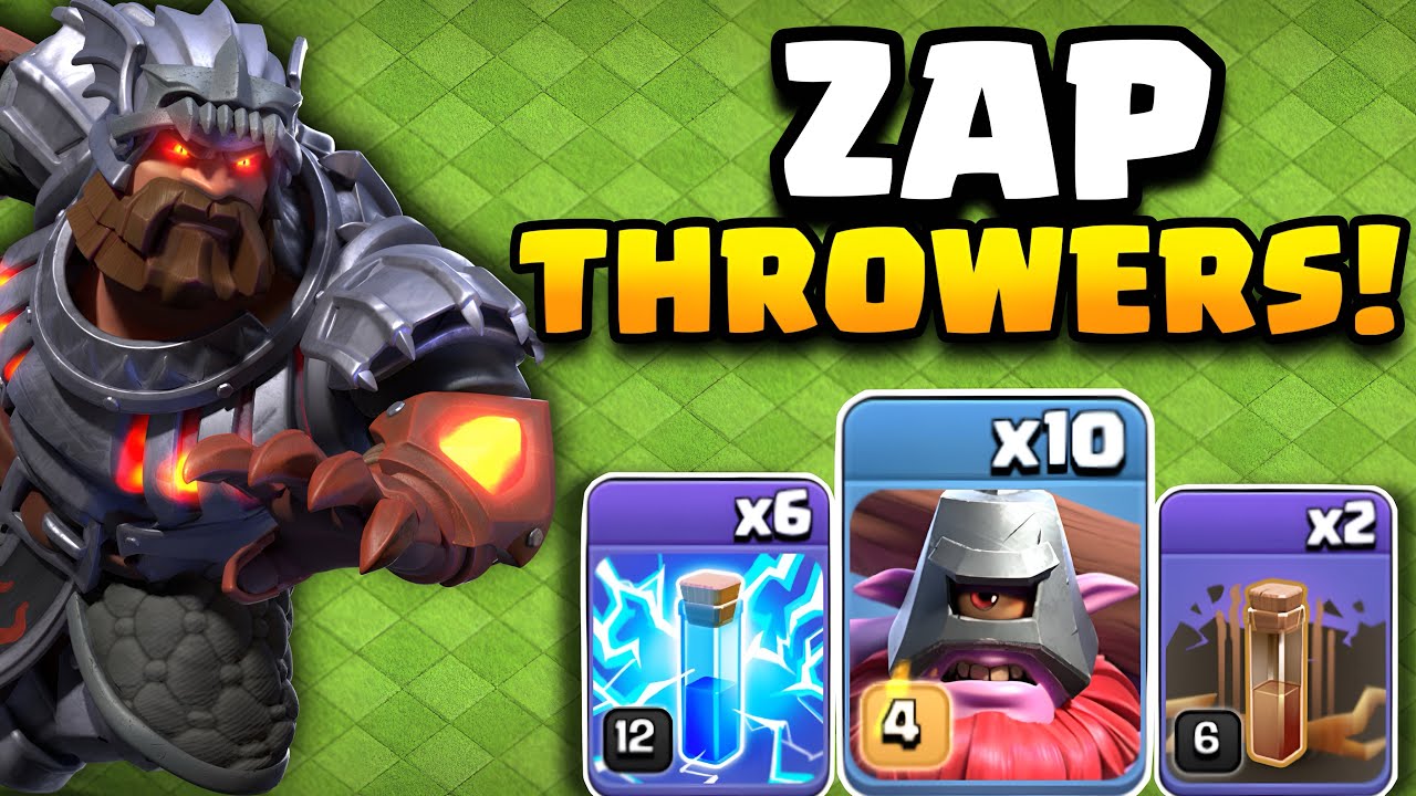 Dominating Ranked Mode with ZAP THROWERS 🔥 | OP Army | COC Hindi