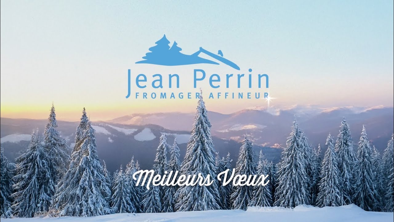 La fromagerie Jean Perrin, 60ans d'engagement vers la qualité, vous présente ses vœux pour 2026.