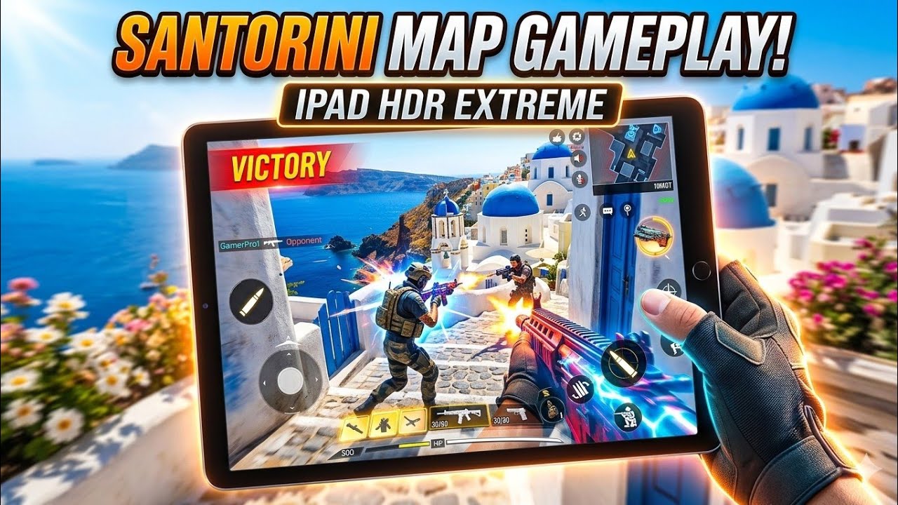 This Santorini Map Looks INSANE in HDR 🤯 | BGMI
