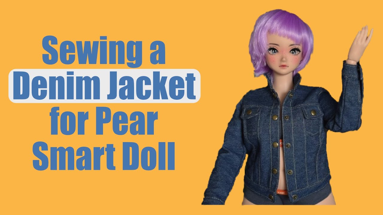 Sewing a Jean Jacket for a pear body Smart Doll