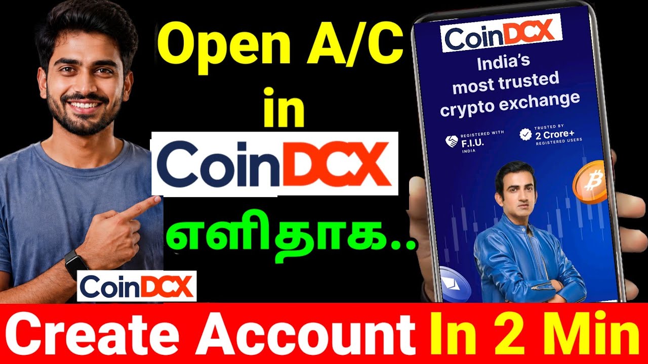 Coindcx Account Create Tamil | Coindcx Tutorial for beginners 2025 | How to use Coindcx app | Trade