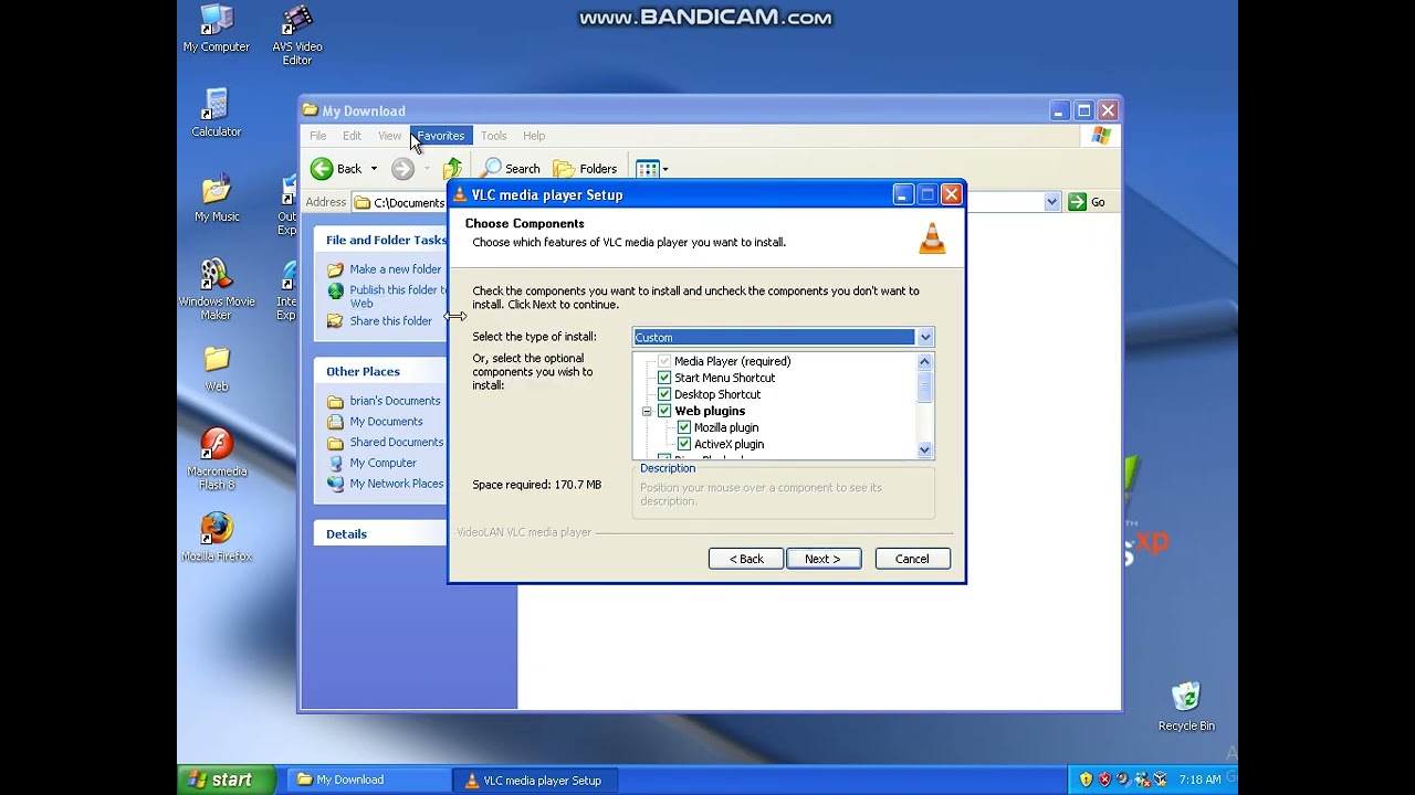 Installing VLC Media Player On Windows XP