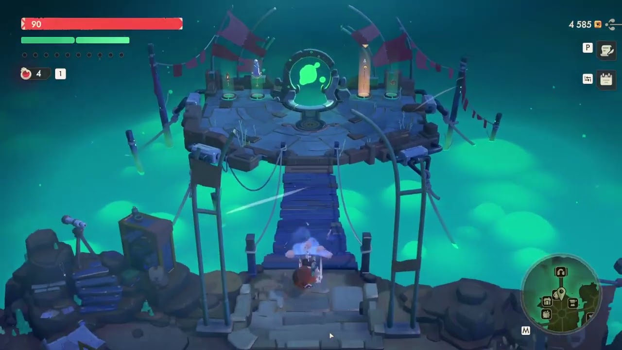 Телепорты и кубики [Moonlighter + Minecraft]