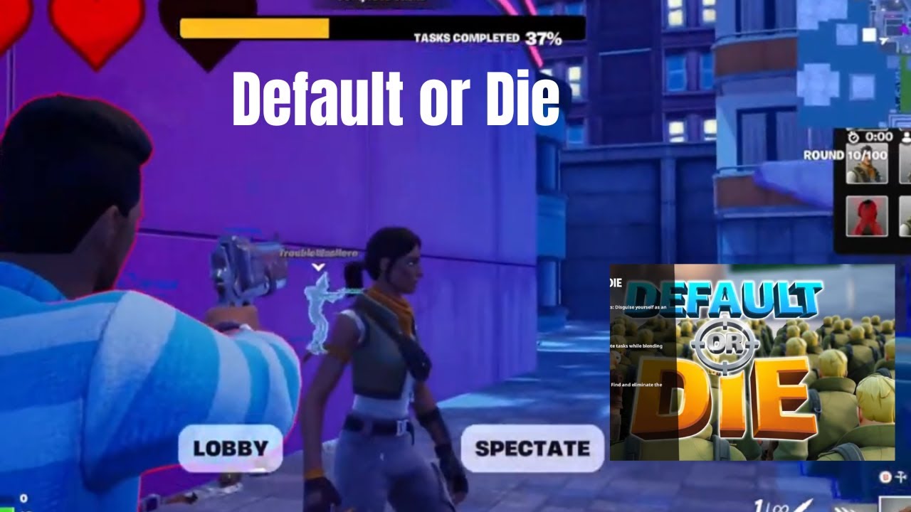 Can you blend in with the Clones - Default or Die FortNite Gameplay