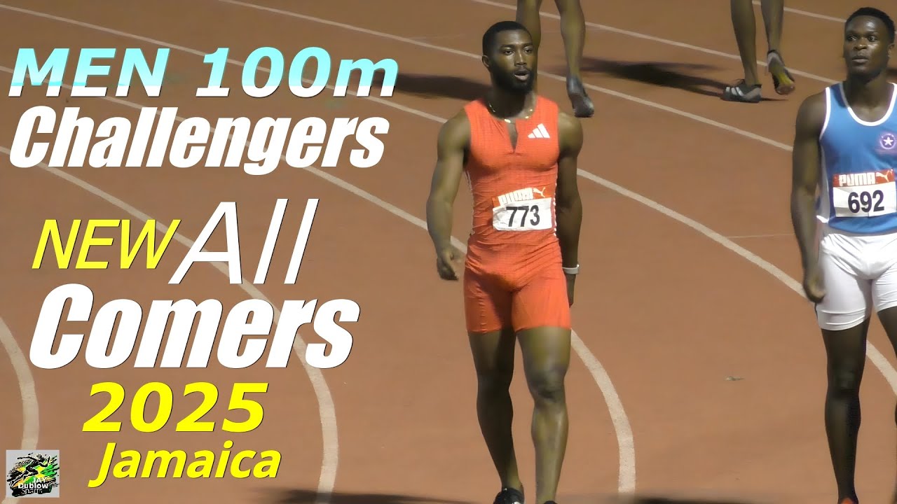 Nigel Ellis, Nishion Ebanks, Odaine McPherson | Men 100m | JAAA All Comers Meet #2 2025
