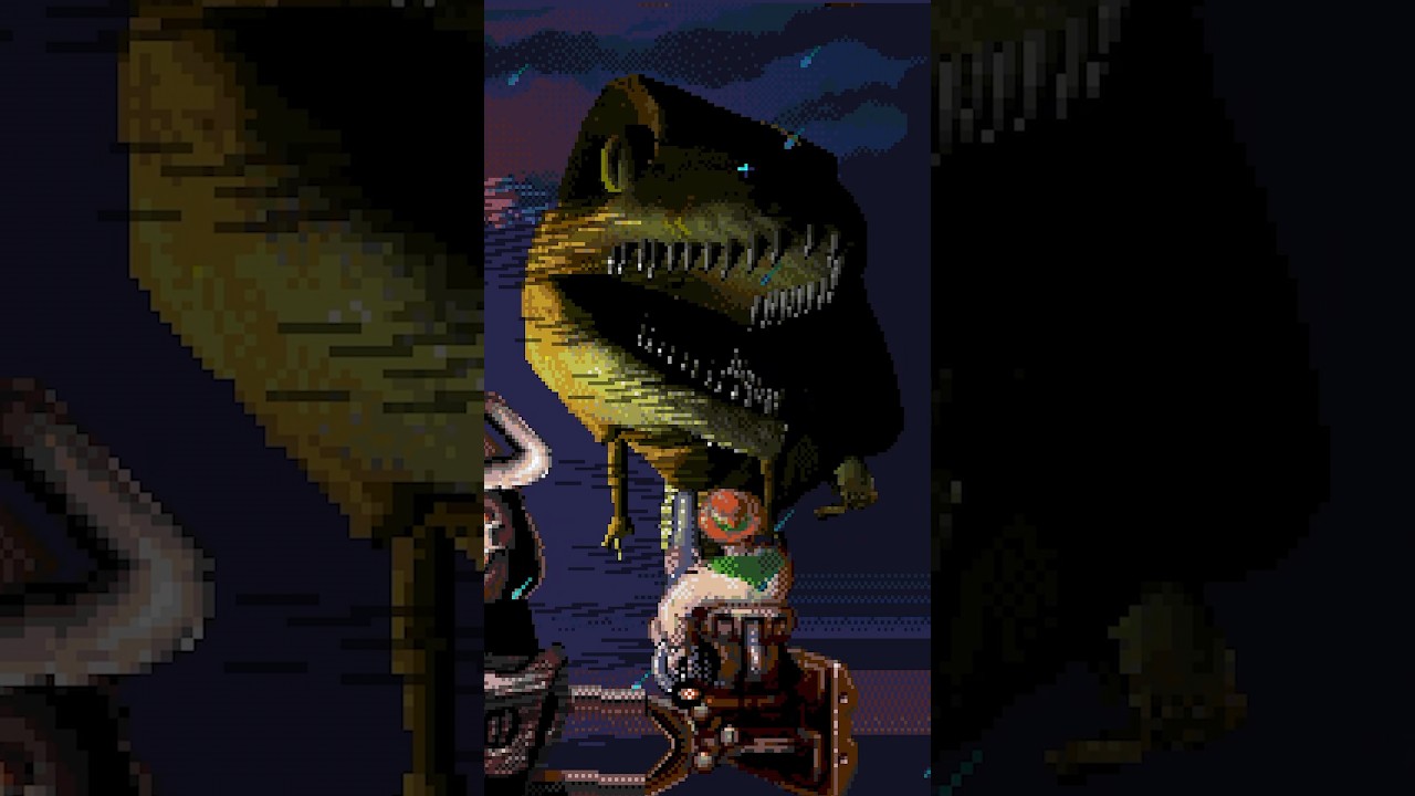 COOL 16 BIT VISUAL EFFECTS 🤯 #jurassicpark #genesis #sega