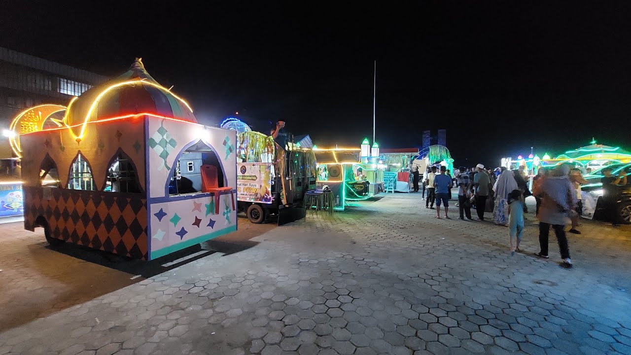 SUASANA DI START MOBIL HIAS TAKBIR KELILING KOTA TANJUNG SELOR