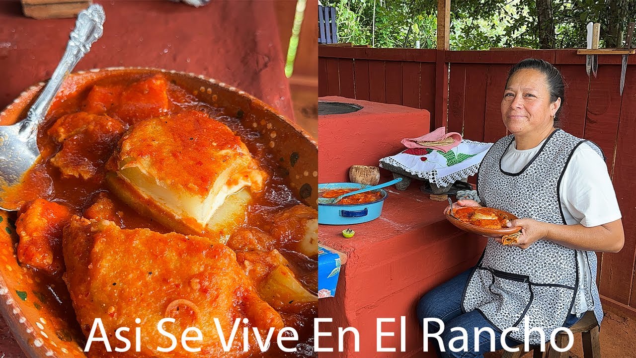 Comida Bien Humilde, Unos Chayotes Rellenos De Queso Bien Sabrosos