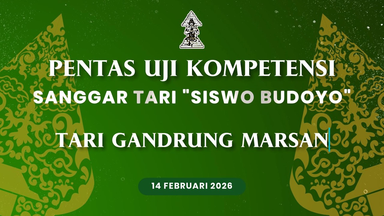TARI GANDRUNG MARSAN | Pentas Uji Kompetensi SANGGAR TARI 