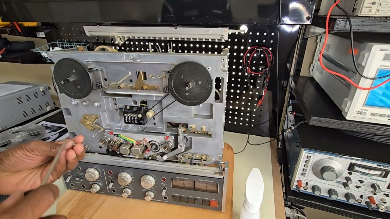 Восстановление Revox B77 Часть 3 - Проблема с трактом ленты.