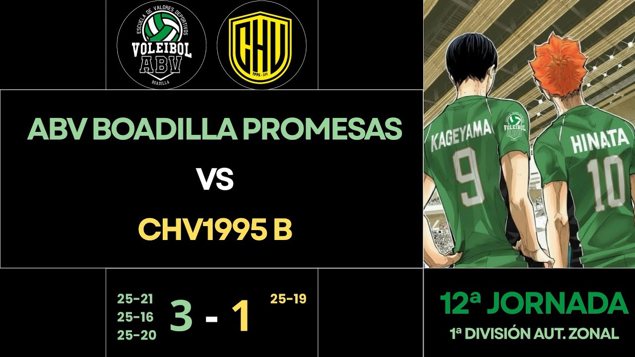 ABV PROMESAS vs CHV1995 B | 12ª JORNADA 1ª DIV. AUT. ZONAL