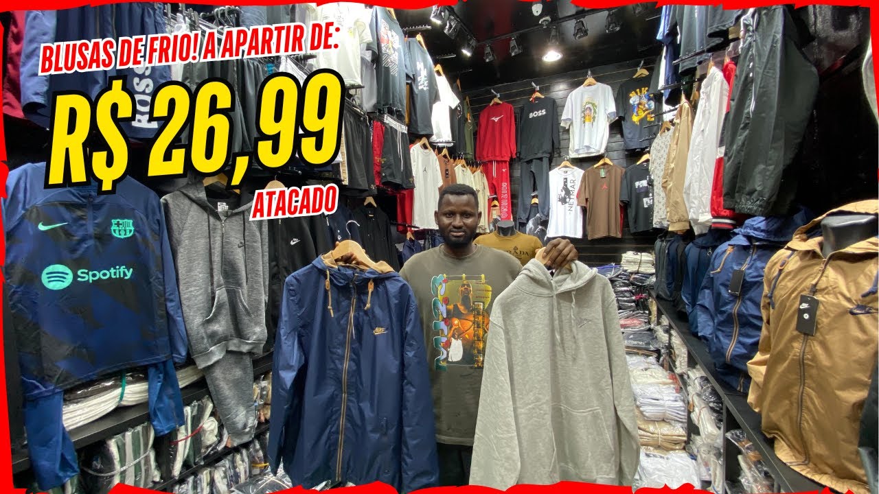 🧥👕 FORNECEDOR DE CORTA VENTO E BLUSA DE MOLETOM NO BRÁS SP 🧥👕