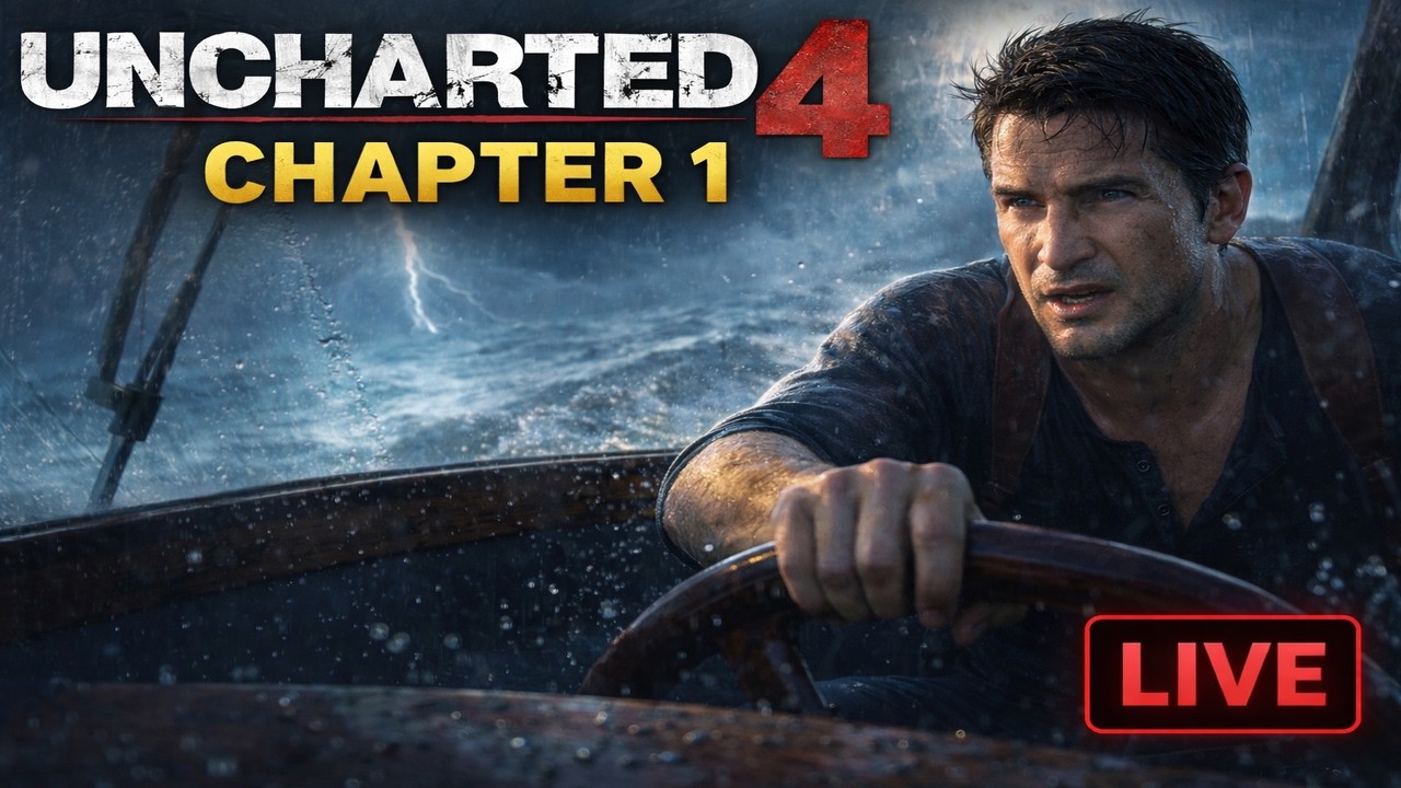 UNCHARTED 4 PC LIVE 🔴 | Chapter 1 Gameplay
