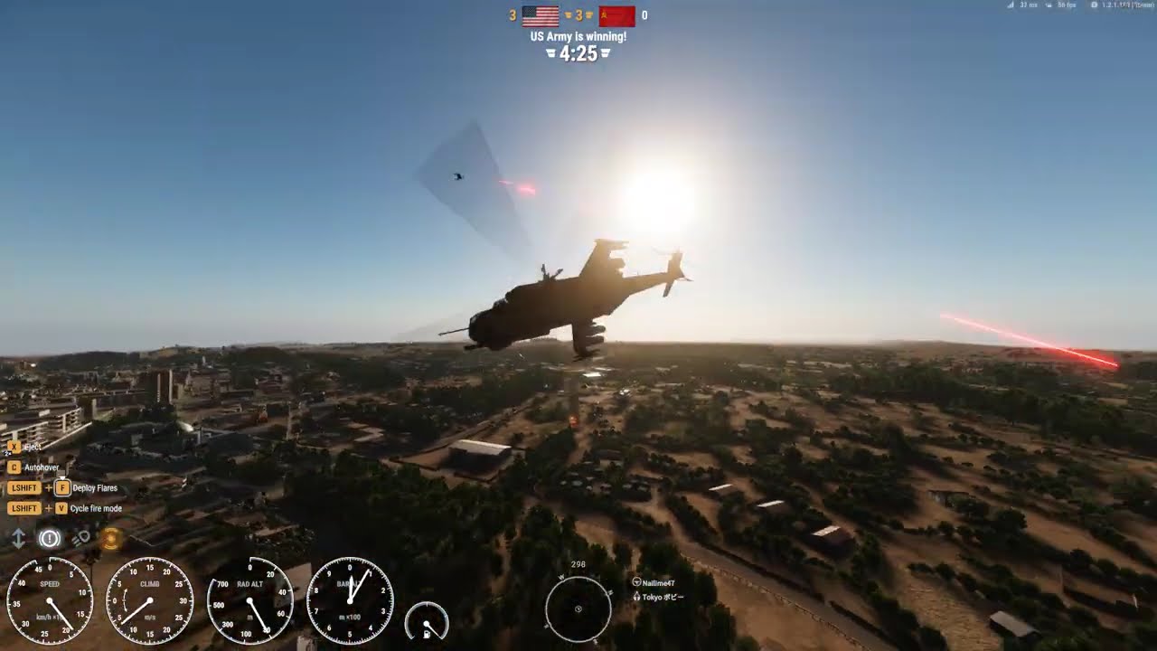 MI-24 vs Littlebird Dogfight | Arma Reforger