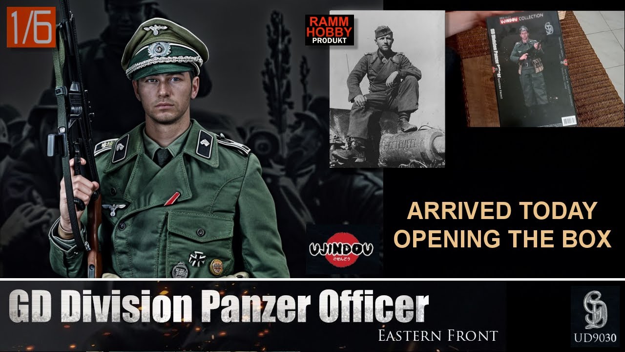 OPENING THE BOX - 1/6 Scale Action Figure Ujindou UD9030 - Eastern Front GD Division Panzer Officer