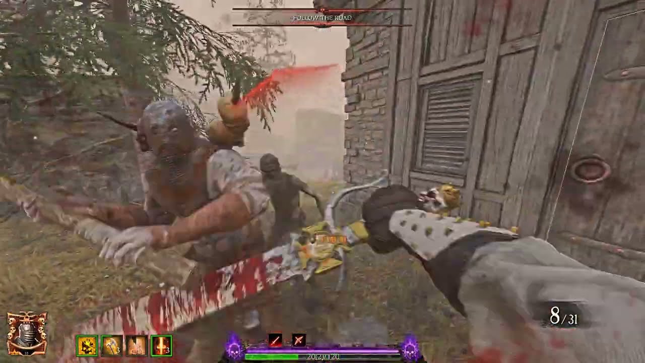 (Vermintide 2) True Solo Deathwish (Fail) - Fort Brachsenbrucke - Bounty Hunter