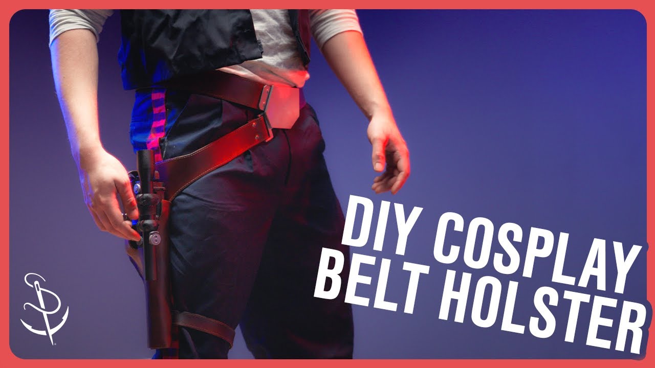 DIY Leather Space Gun Holster | FREE PATTERN
