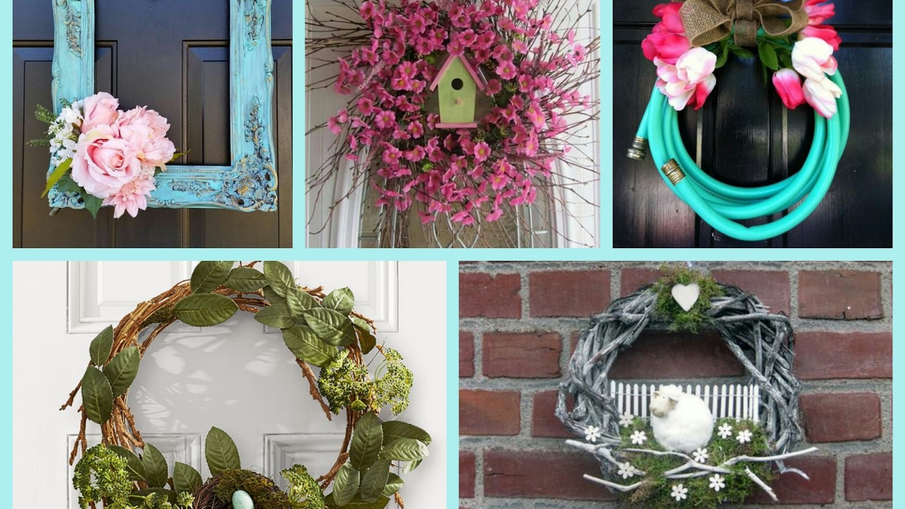 Spring Wreaths Ideas - Spring Decorating Ideas - DIY Wreath Ideas
