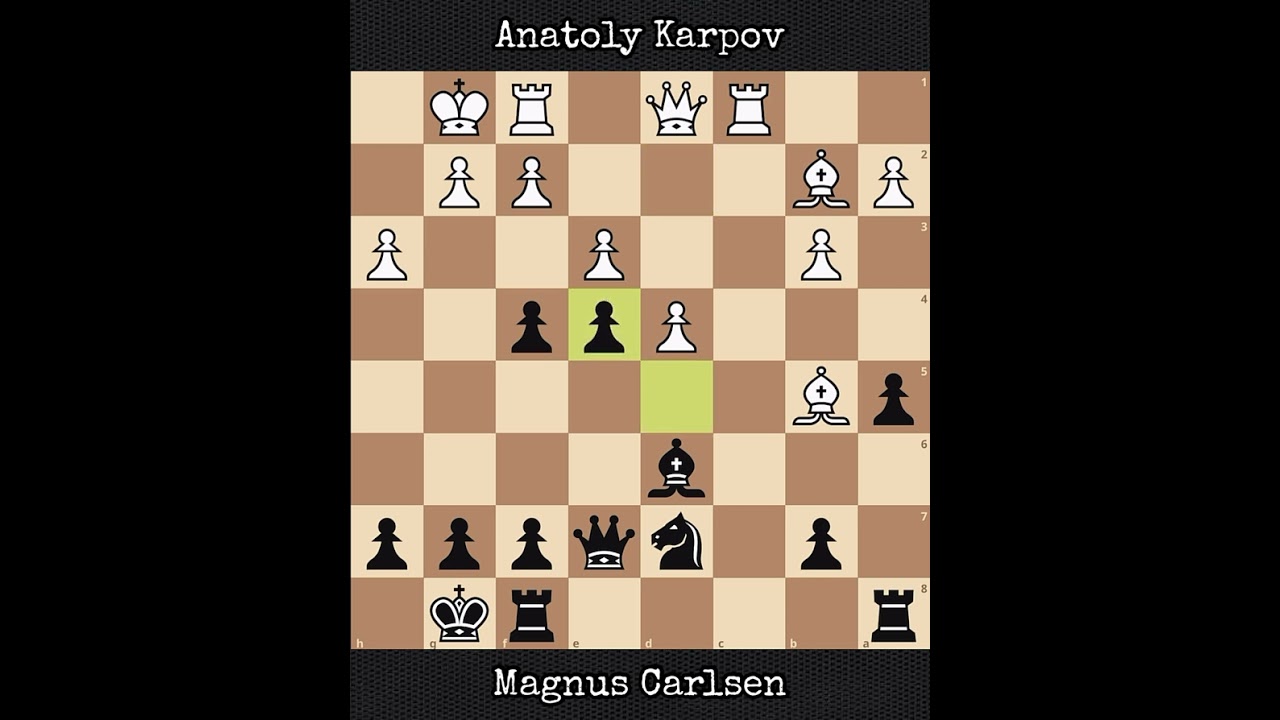 Anatoly Karpov vs Magnus Carlsen | Tal Memorial Blitz (2008)