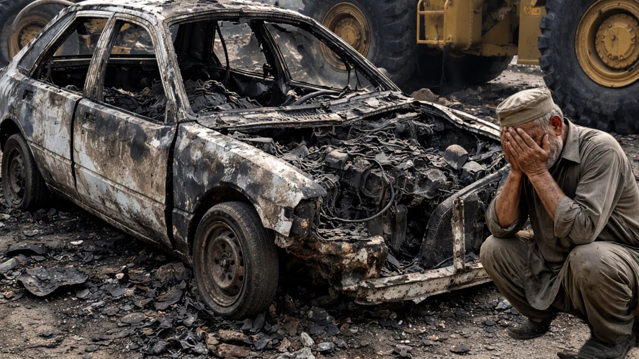 30 Year Old Car is Totally Destroyed | But Pakistani Mechanic Restored it 