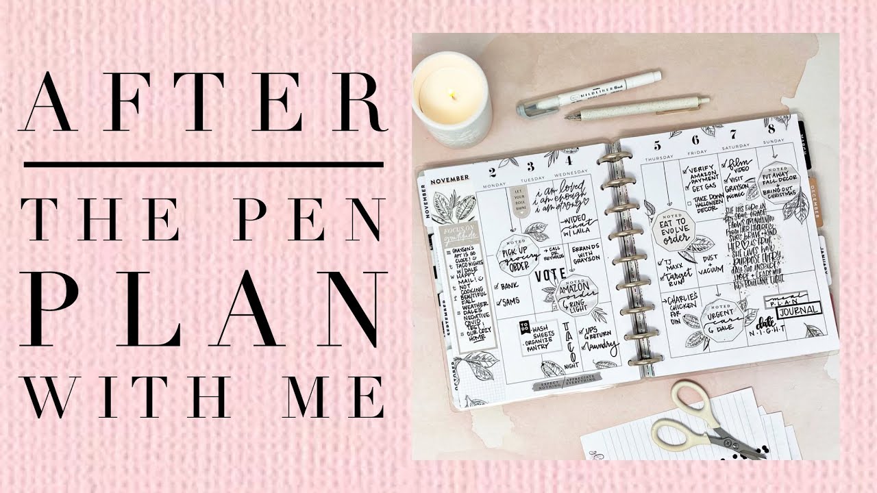AFTER THE PEN 〰️ PLAN WITH ME